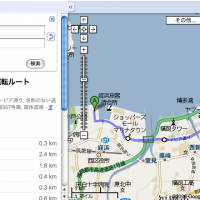 map_root20081104 自転車で通ったルート