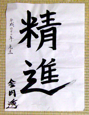 e69bb8e3818de5889de38281_e7b2bee980b2 平成21年 元旦 書き初め