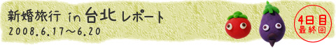 台北レポート最終日