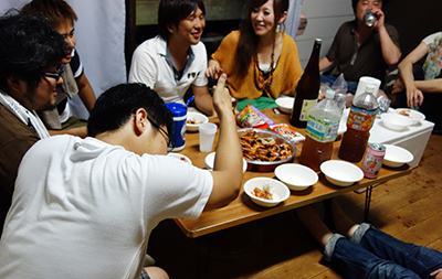 天草えび収穫祭2013:1日目の夜も更けて…