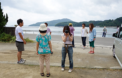 ここで岡崎さんとお別れ