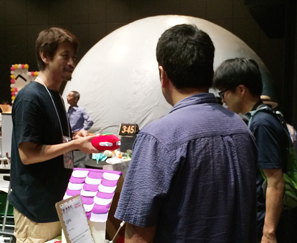 ナストマくんスイッチのプレゼン中